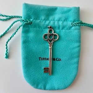 Vintage / Retired Tiffany & Co. Sterling Silver Key Pendant